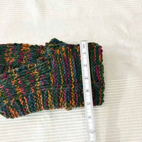 Multicolor Hand Knit Slippers - Picture 3 of 7